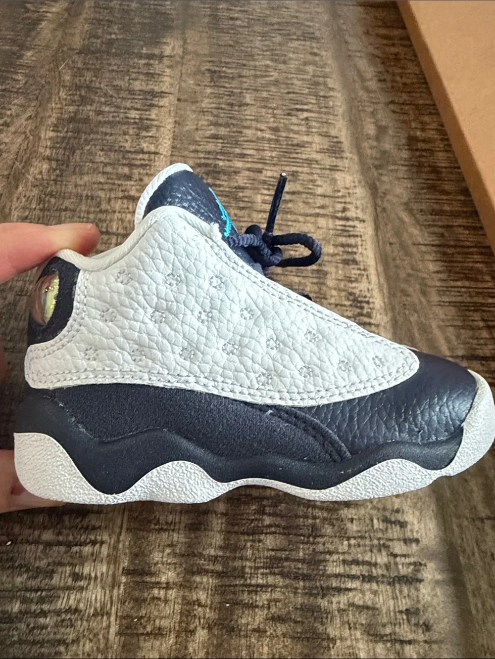 Brand New Air Jordan 13 Retro “Obsidian” Toddler Sneakers — Size 6C